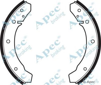 APEC BRAKING shu13 -  Комплект тормозных колодок